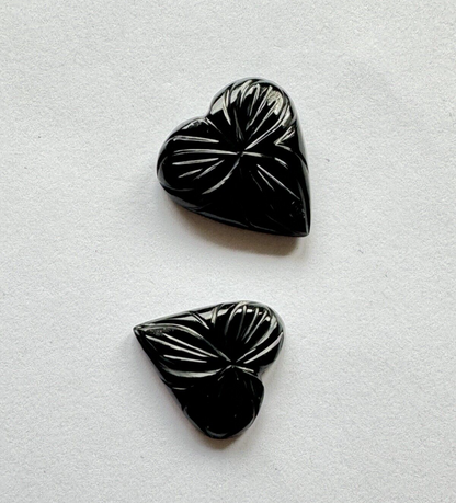 Black Onyx Heart Loose Stone – view 6 of 11