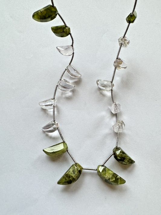 Outstanding Accessory for Every Occasion, Vegonite and Amethyst Fancy Necklace