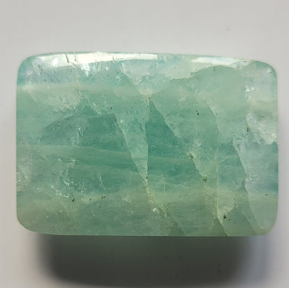 Blue Aquamarine Rectangular Cabochon, 68.24 ct, 34.5x24 mm – view 3 of 3
