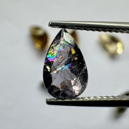 Multicolour Tourmaline Drop Faceted Loose Stone – view 1 of 9