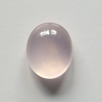 Candy Pink Quartz Cushion Cabochon, 47.07 ct, 24.5x20.5 mm – view 2 of 3