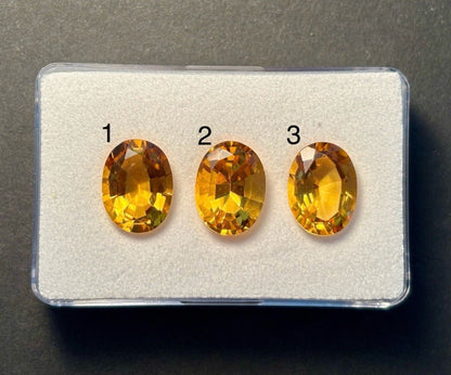 Yellow Citrine Oval Faceted Loose Stone, 17.59 ct, 13.6x10.2 mm – view 1 of 2