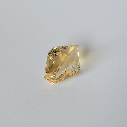 Yellow Citrine Fancy Faceted Loose Stone, 15.74 ct, 20.3x13.9 mm – view 2 of 3