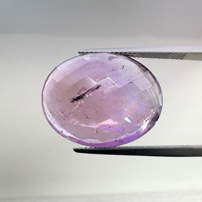 Purple Amethyst Oval Faceted Loose Stone, 22.65 ct, 22x17 mm – view 1 of 2