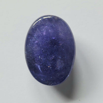 Blue Tanzanite Oval Cabochon, 68.92 ct, 27.8x16 mm – view 3 of 3