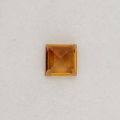 Orange Citrine Square Faceted Loose Stone, 2.30 ct – view 3 of 3