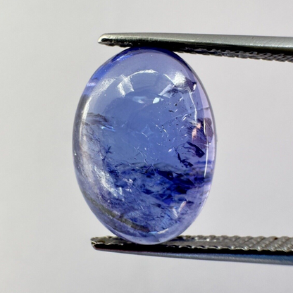 Blue Tanzanite Oval Cabochon, 6.86 ct – view 1 of 4