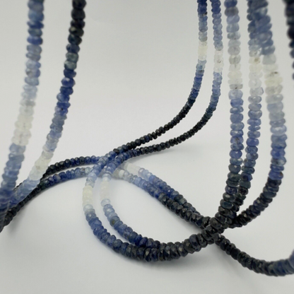 Blue Sapphire Rondelle Beads, 59.09 ct, 43 cm – view 3 of 7