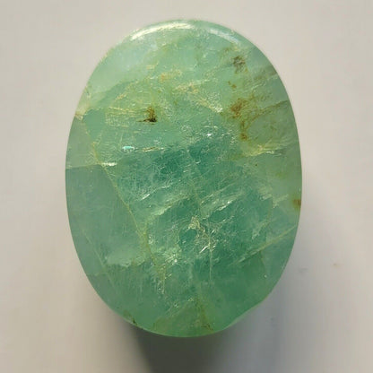 Blue Aquamarine Oval Cabochon, 75.04 ct, 30.6x22.6 mm – view 3 of 3