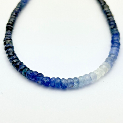 Blue Sapphire Rondelle Beads, 59.09 ct, 43 cm – view 1 of 7