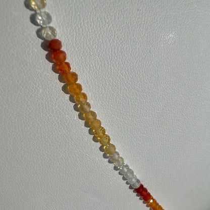 Yellow Fire Opal Round Faceted Beads, 22 ct, 42 cm – view 8 of 20