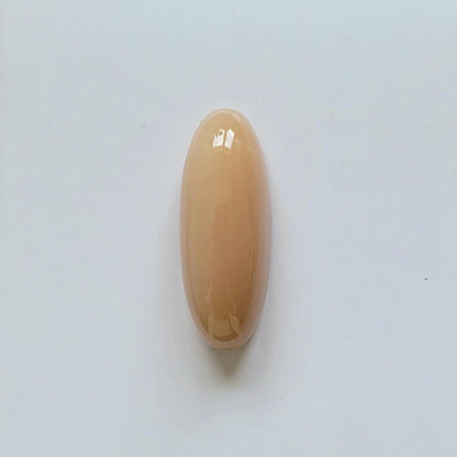 Orange Moonstone Oval Cabochon, 61.04 ct, 40.5x15.3 mm – view 2 of 3