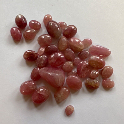 Pink Tourmaline Oval Beads – view 3 of 8