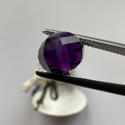 Purple Amethyst Round Faceted Beads, 20 ct – view 2 of 7