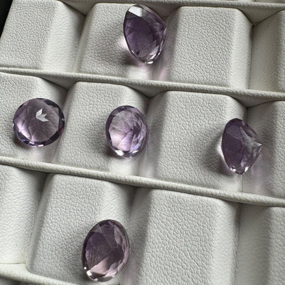 Purple Amethyst Round Faceted Loose Stone – view 2 of 2