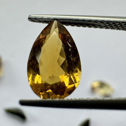 Multicolour Tourmaline Drop Faceted Loose Stone – view 4 of 9