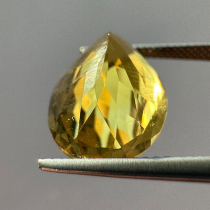 Yellow Citrine Oval Faceted Loose Stone, 10.20 ct – view 6 of 6