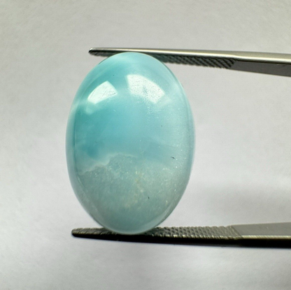 Blue Larimar Oval Cabochon, 24.40 ct – view 5 of 6