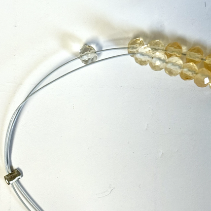 Yellow Fire Opal Round Faceted Beads, 22 ct, 42 cm – view 6 of 20
