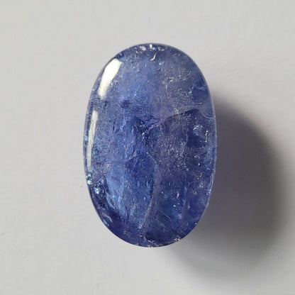 Blue Tanzanite Cabochon, 53.22 ct, 28x18.5 mm – view 3 of 3