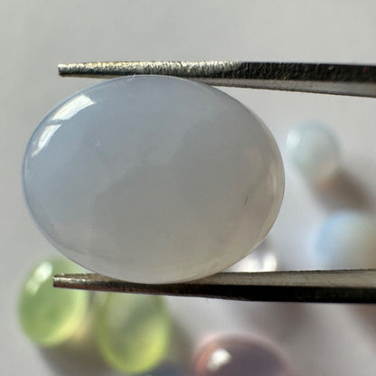 Multicolour Rose Quartz Oval Cabochon – view 6 of 11