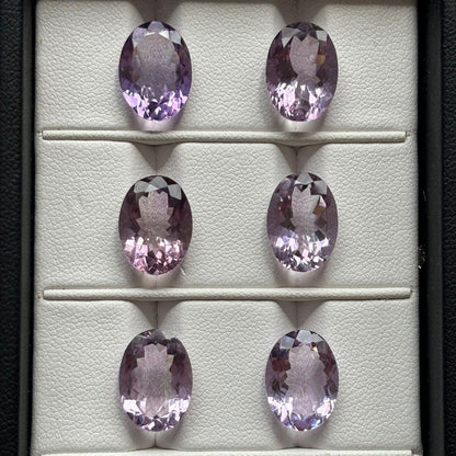 Purple Amethyst Oval Faceted Loose Stone, 28.10 ct, 13.8x10 mm – view 2 of 3