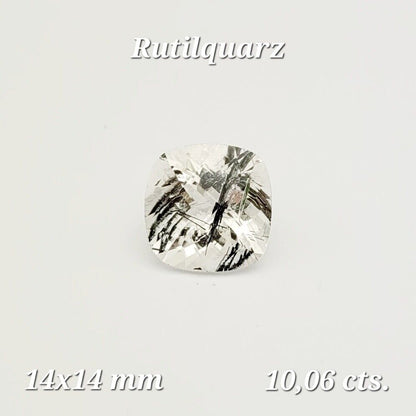 Multicolour Quartz Square Faceted Loose Stone, 10.06 ct – view 1 of 3