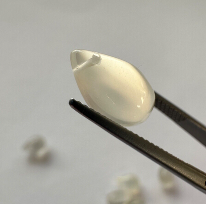 White Moonstone Drop Beads – view 2 of 6