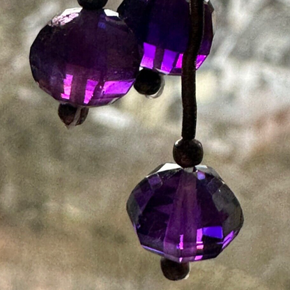 Purple Amethyst Round Faceted Beads, 20 ct – view 6 of 7