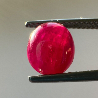 Red Ruby Oval Cabochon, 3.0 ct – view 2 of 4