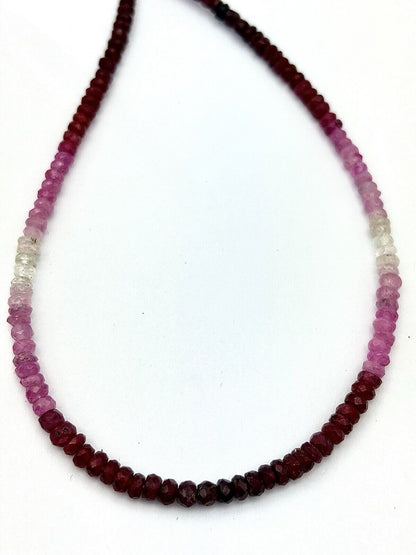 Pink Ruby Faceted Beads – view 4 of 5
