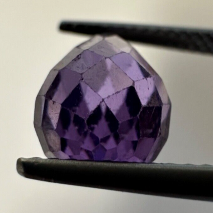 Purple Amethyst Drop Faceted Loose Stone, 9.03 ct – view 4 of 4