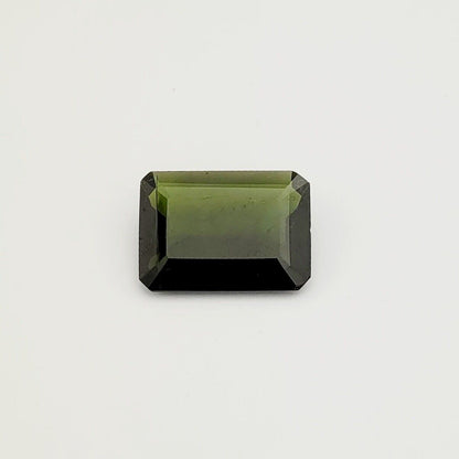 Green Tourmaline Drop Faceted Loose Stone, 27.86 ct, 25.3x18.2 mm – view 2 of 3