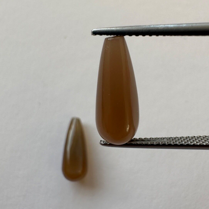 Brown Moonstone Drop Loose Stone, 4.39 ct – view 3 of 4
