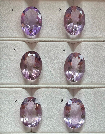 Purple Amethyst Oval Faceted Loose Stone, 28.10 ct, 13.8x10 mm – view 1 of 3