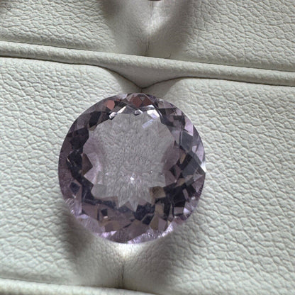 Purple Amethyst Round Faceted Loose Stone, 5.45 ct, 18.4x13.5 mm – view 3 of 3