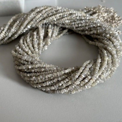 Grey Diamond Beads, 45 cm – view 6 of 6