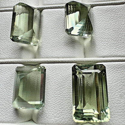 Green Amethyst Faceted Loose Stone – view 3 of 3