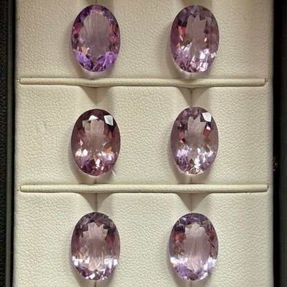 Purple Amethyst Oval Faceted Loose Stone, 28.10 ct, 13.8x10 mm – view 3 of 3