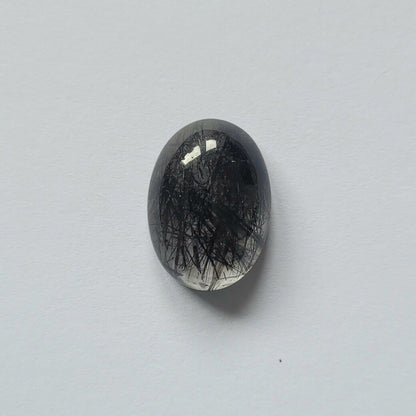 Multicolour Rutile Quartz Oval Cabochon, 12.50 ct, 18.2x13 mm – view 2 of 3