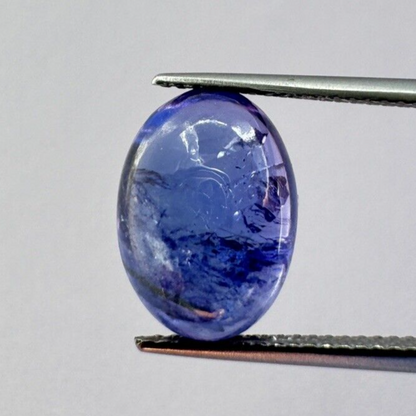 Blue Tanzanite Oval Cabochon, 6.86 ct – view 4 of 4