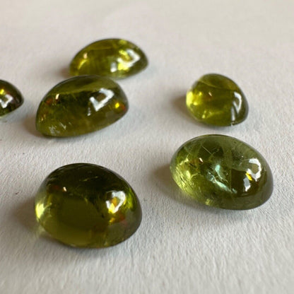 Green Peridot Cabochon – view 4 of 15