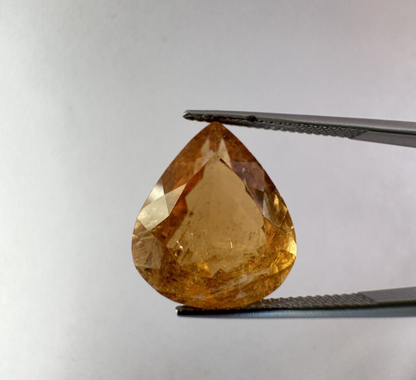 Orange Tourmaline Pear Pendant, 11.14 ct – view 5 of 5