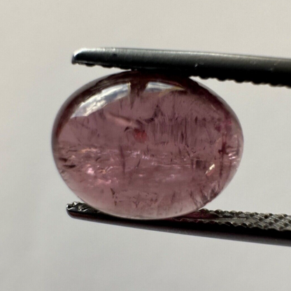 Pink Tourmaline Oval Cabochon, 3.26 ct – view 2 of 3