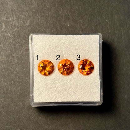 Citrine Round Faceted Loose Stone, 2.17 ct – view 1 of 2