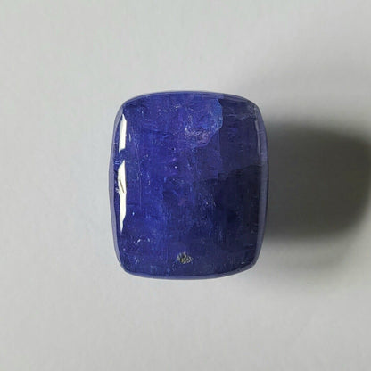 Blue Tanzanite Cabochon, 47.29 ct, 20.6x17.2 mm – view 3 of 3
