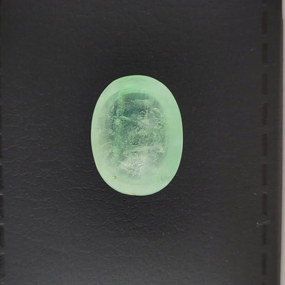 Green Aquamarine Oval Cabochon, 11.50 ct, 16x12 mm – view 3 of 3