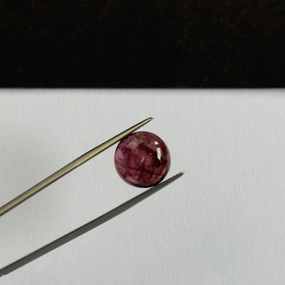 Purple Tourmaline Round Loose Stone, 7.05 ct – view 1 of 4