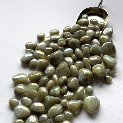 White Labradorite Fancy Beads – view 3 of 6