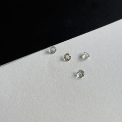 Clear Aquamarine Round Faceted Loose Stone – view 4 of 6